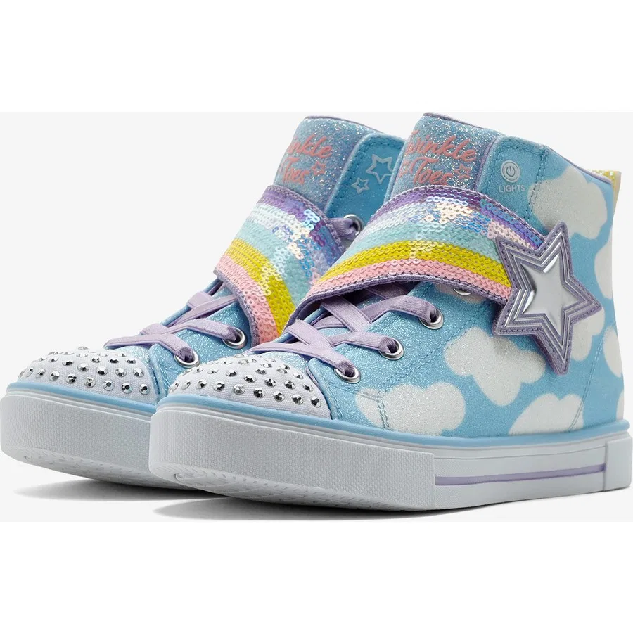 Ботинки с подсветкой Shooting Star Brights Skechers, Синий — фото 4