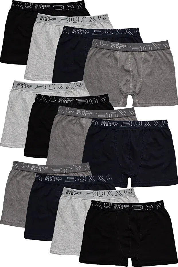 Детские боксеры для мальчиков с принтом 12 шт Meren Underwear, Mixed