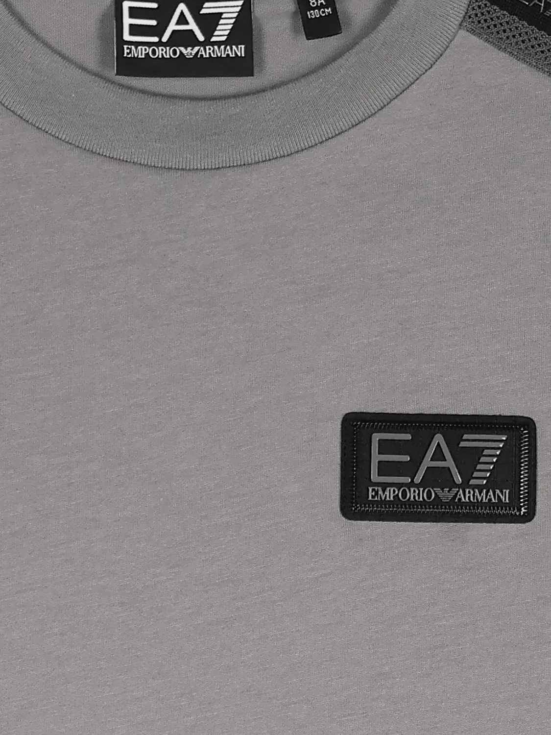 Футболка с нашивкой-логотипом Ea7 Emporio Armani, серый — фото 3