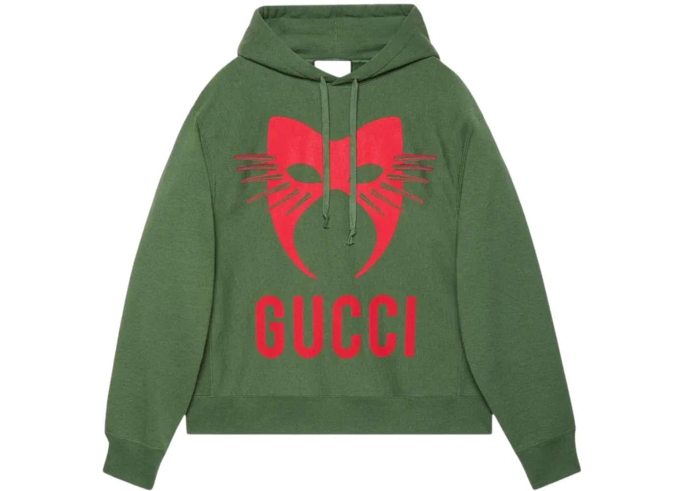 Мужской худи оверсайз с принтом Gucci Manifesto, Green