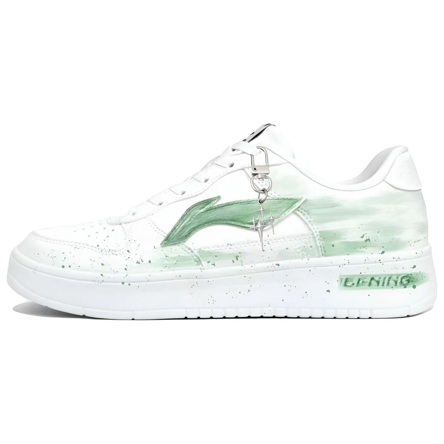Детские кроссовки-скейтборды с принтом Floating Boat Li-Ning, Turquoise