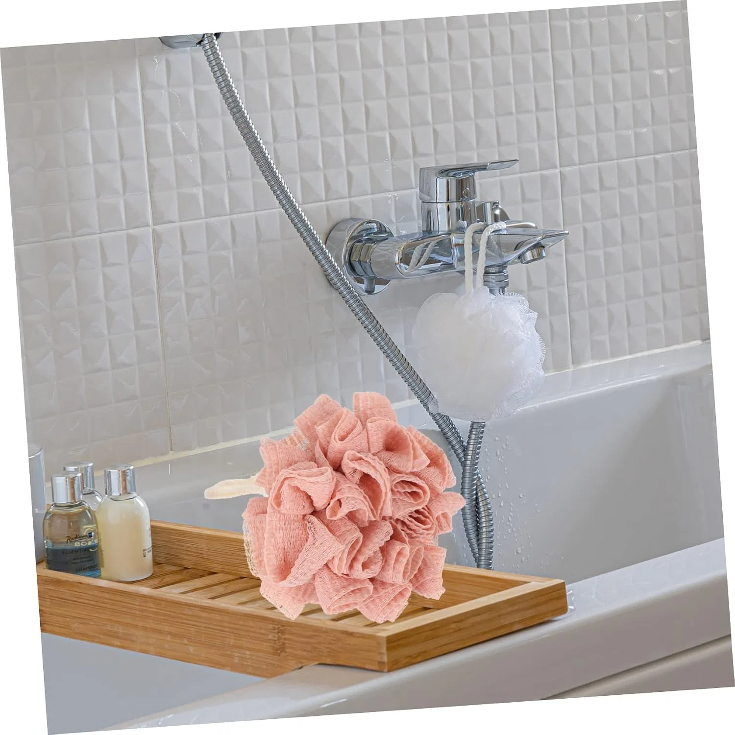 Мочалка для душа FRCOLOR, 9 шт, набор для ванны, мультиколор — фото 2