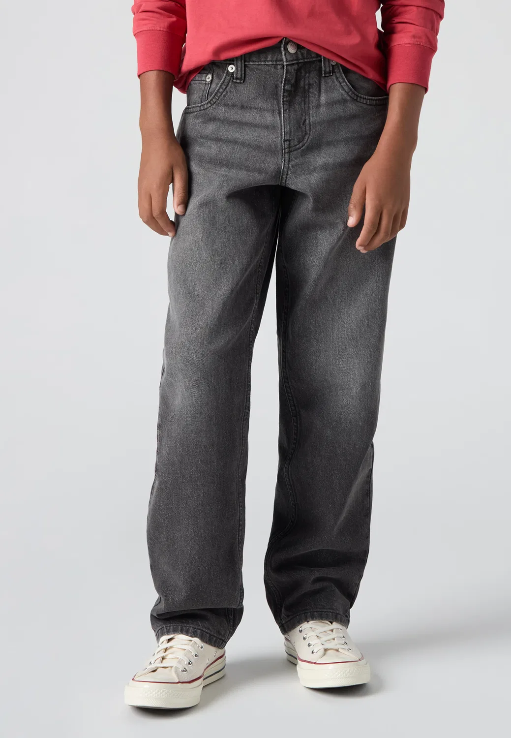 Джинсы свободного кроя 'Stay' Levi'S Kids, Grey Denim — фото 3