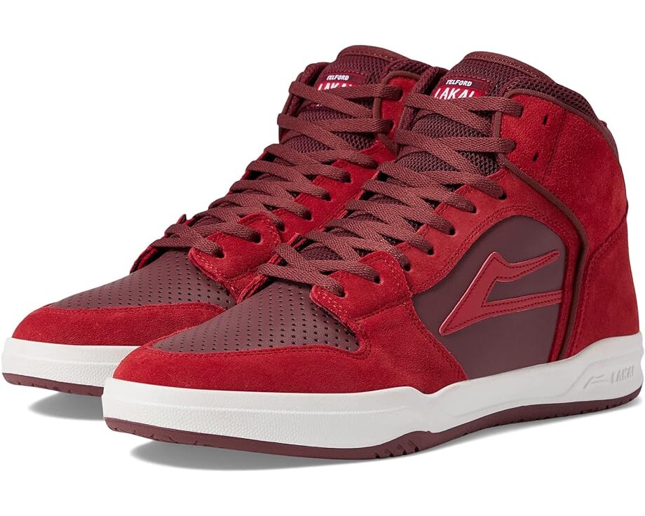 

Кроссовки Lakai Telford, цвет Burgundy Suede