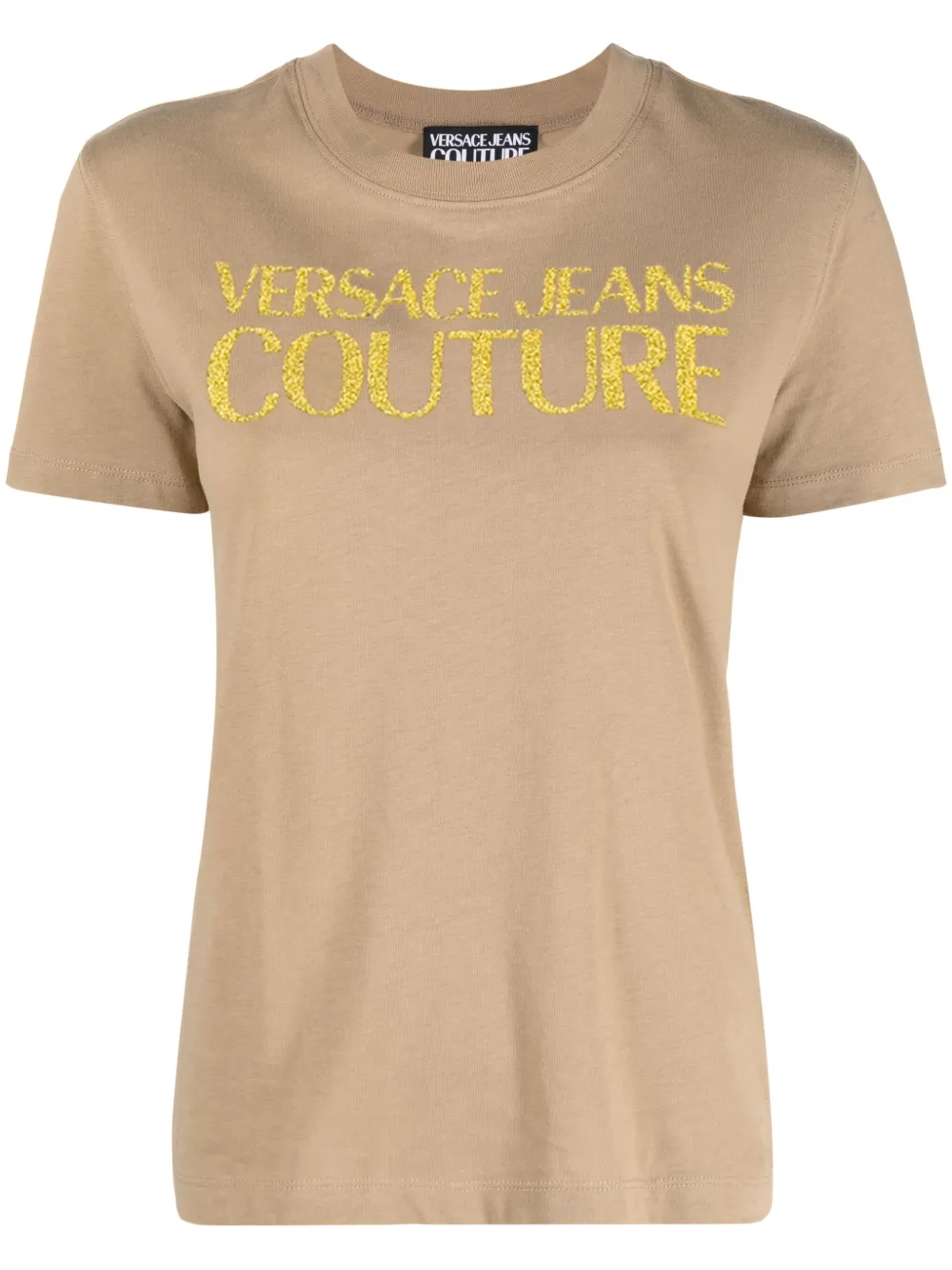 

Футболка с логотипом Versace Jeans Couture, нейтральный