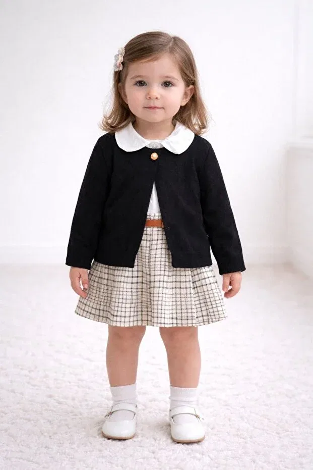 Детский комплект для девочек с длинным рукавом Minivababy, Multicolor — фото 2