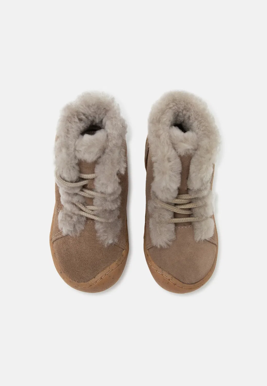 Зимние ботинки Minni из замши на шнуровке, унисекс Froddo, Beige — фото 4