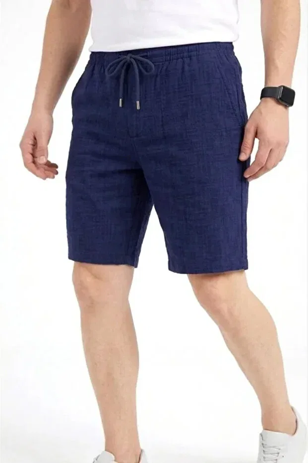 Детские шорты для девочек льняные Vella Moda, Navy Blue