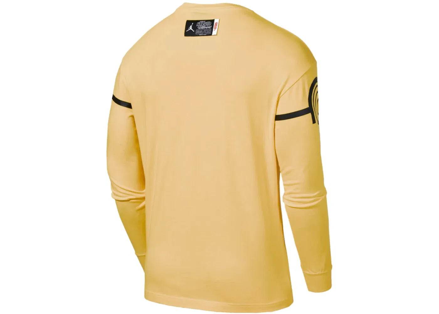 Мужская футболка с длинным рукавом Jordan x Zion x Naruto L/S T-Shirt, Lemon Wash — фото 2