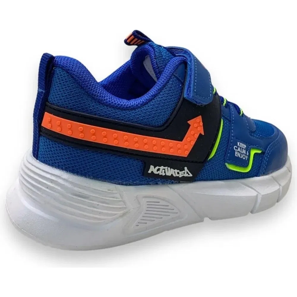 Детские спортивные кроссовки с текстильным верхом Saks Fosfor Turuncu Spor Pepino — фото 4