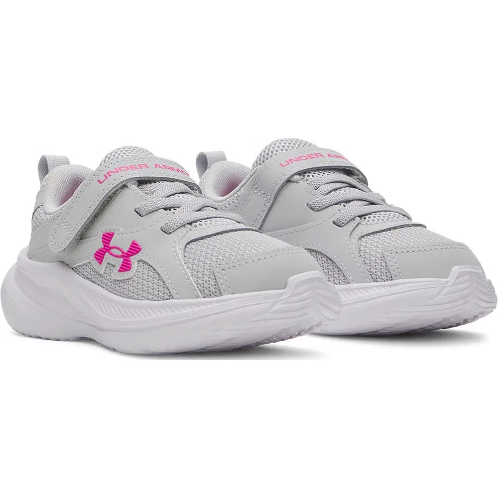 Детские кроссовки Charged+ Asset 11 AC для малышей Under Armour, Gray/Gray /Pink