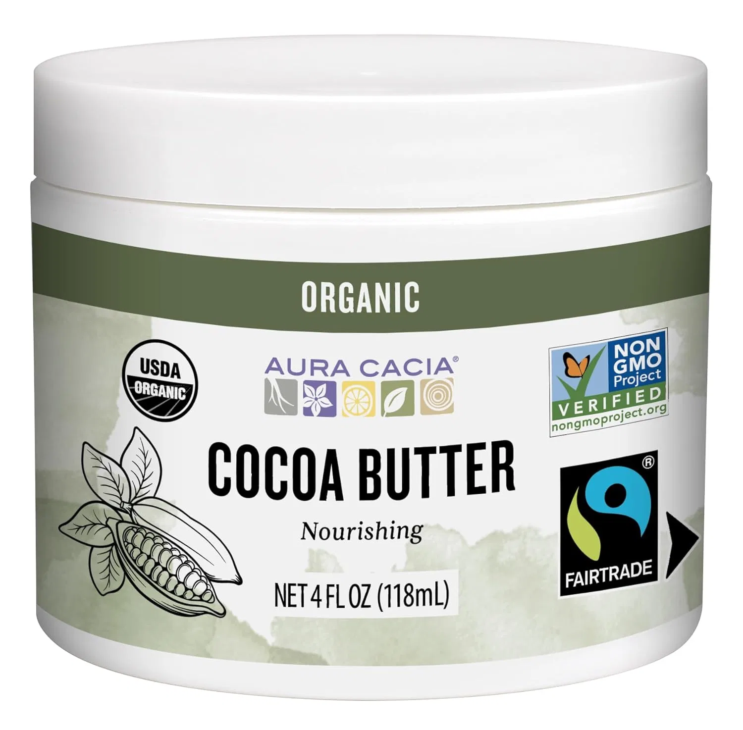 Масло для тела какао Aura Cacia, 120 мл