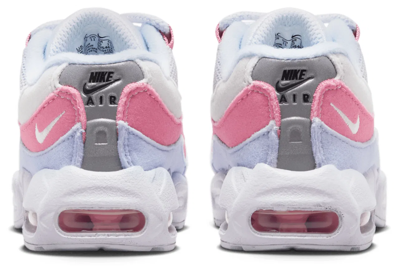 Кроссовки для мальчиков Air Max 95 Nike, черный/розовый — фото 3