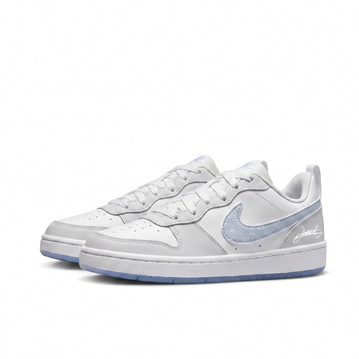 Детские кроссовки для скейтбординга Light Blue Court Borough 2 Nike — фото 4