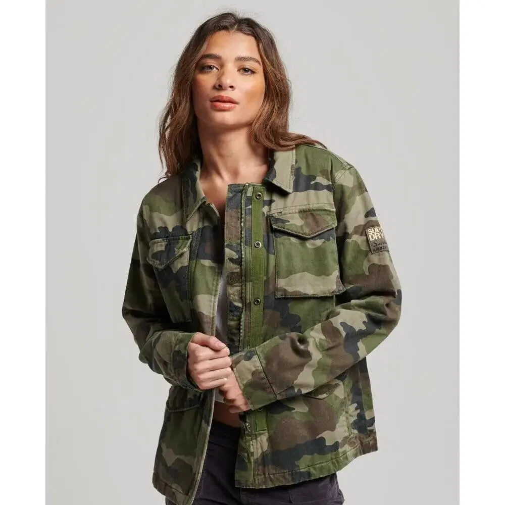 Женская куртка-милитари M65 Superdry, Зеленый — фото 3
