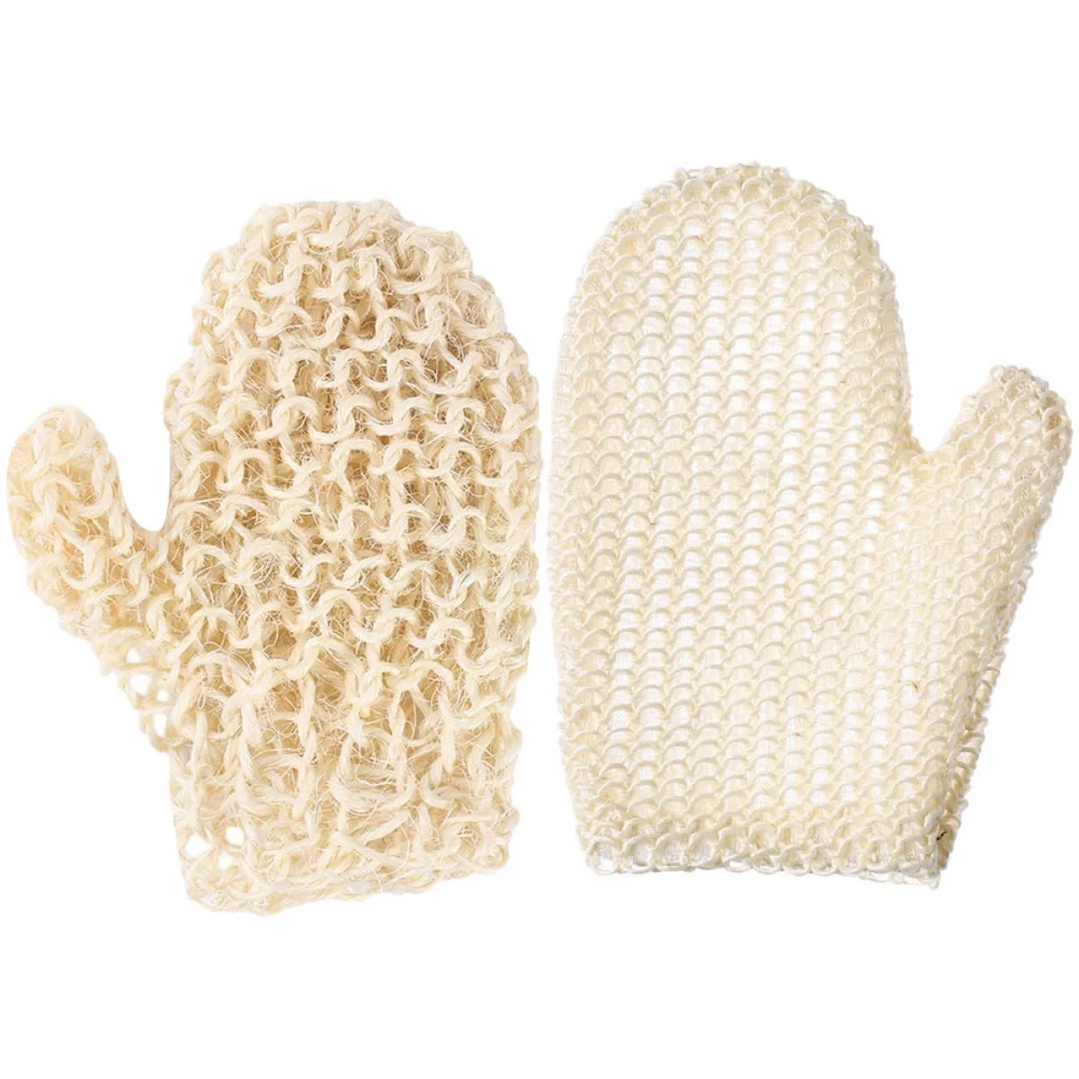 Перчатки для пилинга из сизаля Alipis, 2 шт, Beige