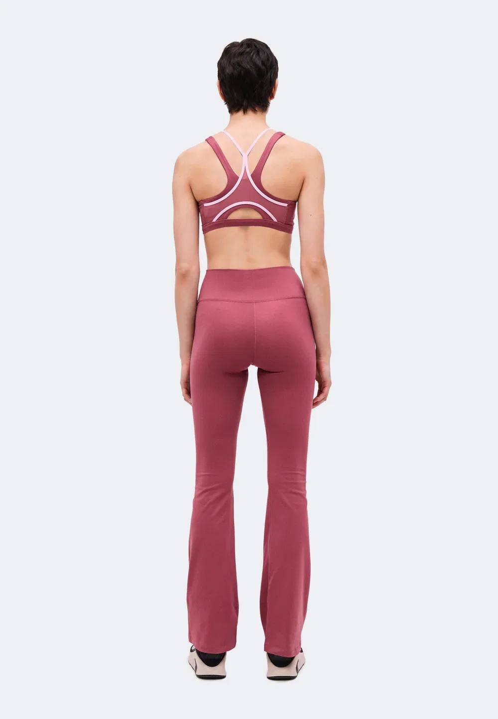 Один - леггинсы Nike Performance, Pink Smoke/White — фото 3