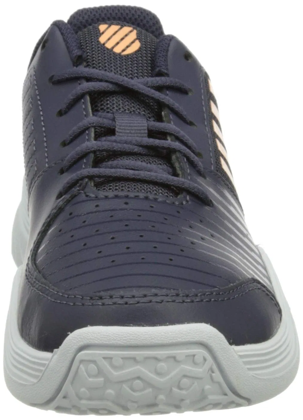 Детские теннисные туфли для девочек Court Express Omni K-Swiss, Graystone Peach Nectar White — фото 2