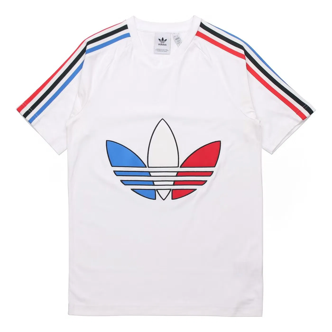 Футболка с принтом Tricol Adidas, белый