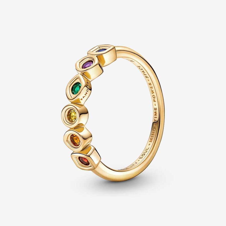 

Кольцо Pandora х Marvel The Avengers Infinity Stones, золото/многоцветный