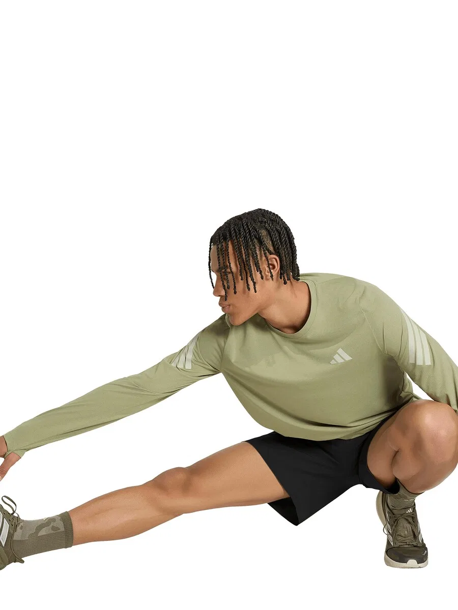 Спортивная футболка ADIDAS PERFORMANCE Performance Shirt 'Adi365 Iconic' цвета хаки — фото 4