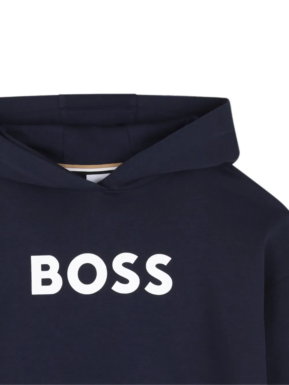 Худи с капюшоном BOSS Kidswear, темно-синий — фото 3