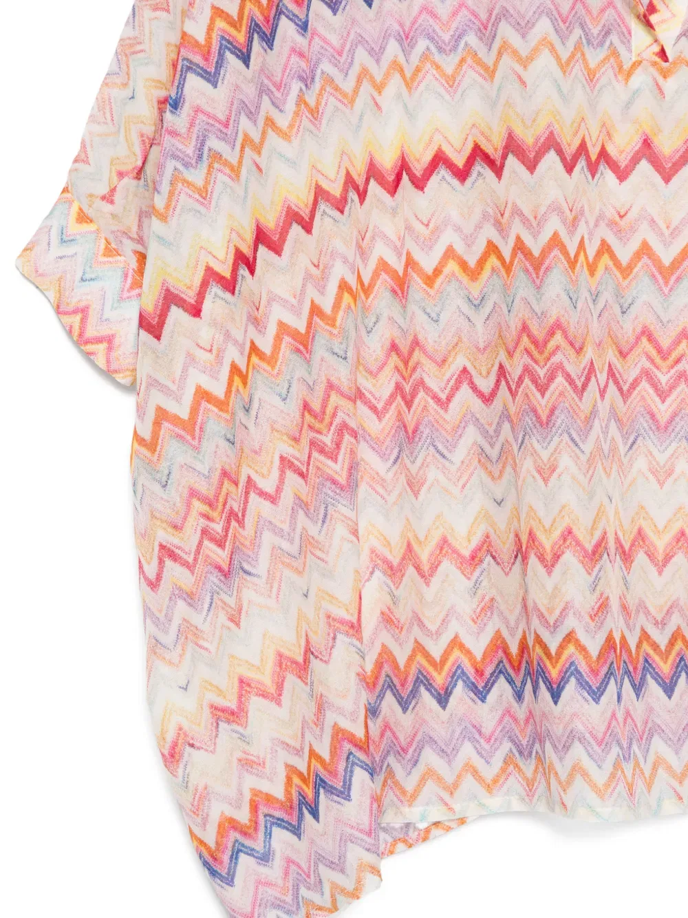 Блузка с V-образным вырезом Missoni Kids, нейтральный — фото 3