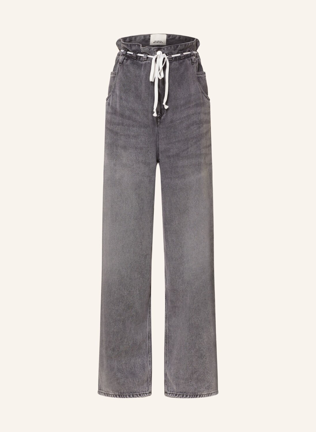 

Джинсы в бумажном пакете jordy MARANT ÉTOILE, цвет 02LY LIGHT GREY