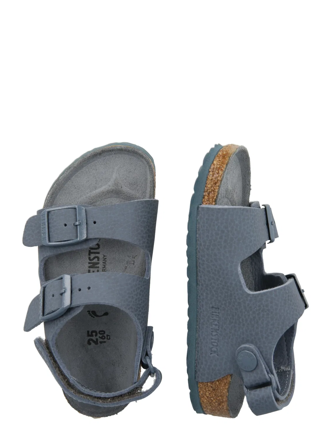 Сандалии Birkenstock Milano серого цвета — фото 2