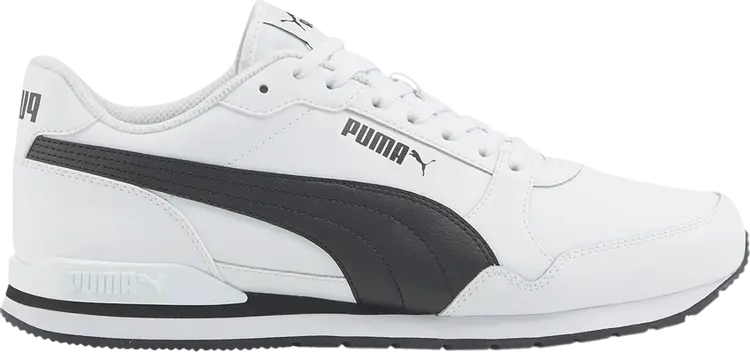 

Кроссовки Puma ST Runner v3 Leather White Black, белый