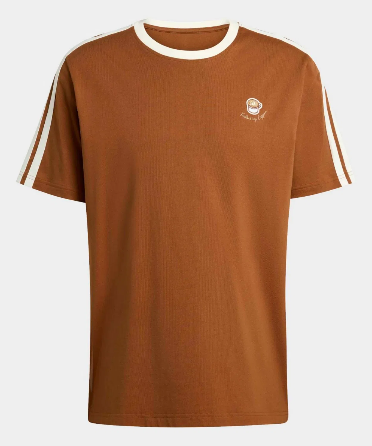 Мужская футболка с графическим принтом Coffee Cup Adidas, Brown — фото 4