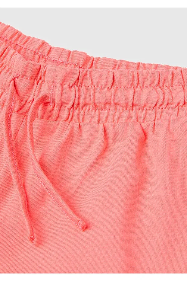 Детские шорты для девочек хлопковые United Colors Of Benetton, Coral — фото 3