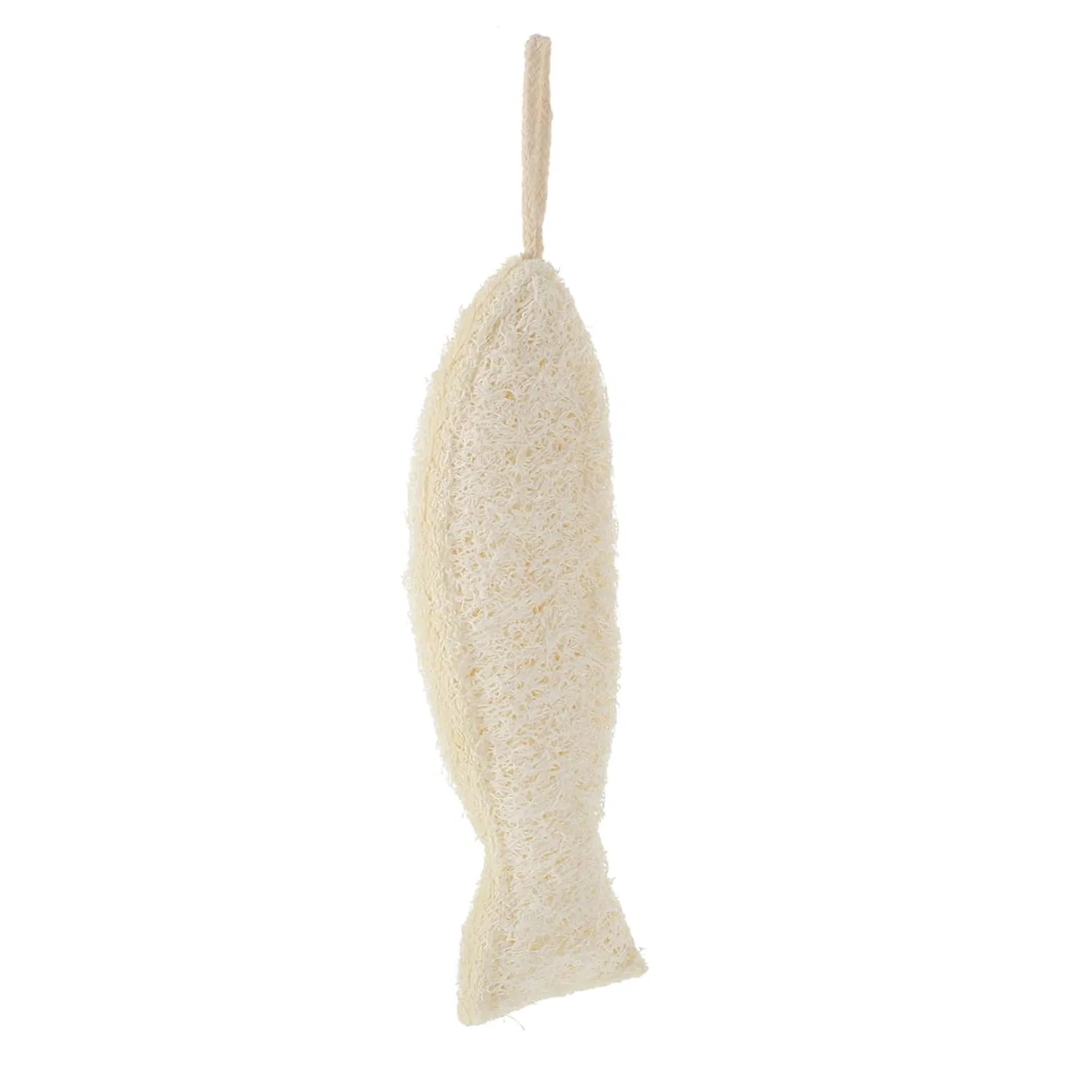 Мочалка для душа двухсторонняя, Minkissy, 1 шт, 18.5x7x3 см, Beige