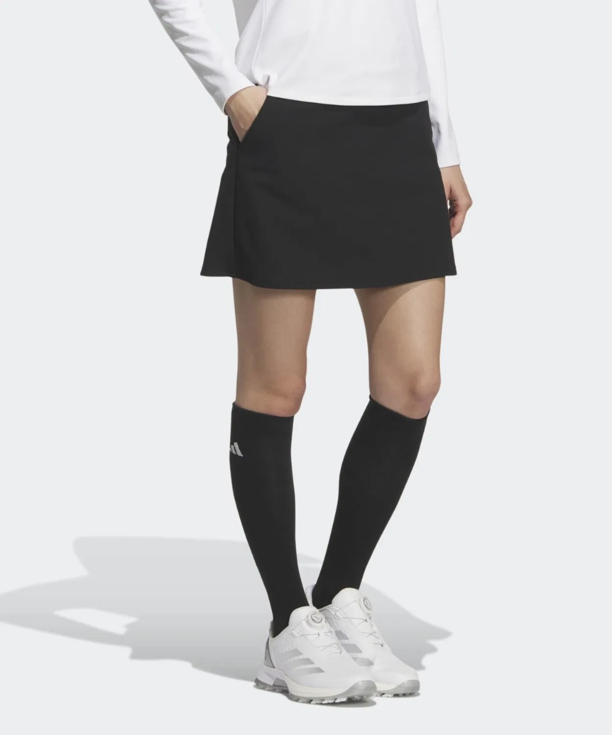 Женская юбка для гольфа с водоотталкивающей пропиткой EX STRETCH ACTIVE Adidas, Black — фото 3