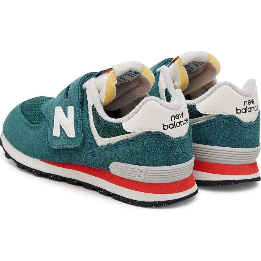 Детские кроссовки с закрытым носком New Balance PV574VPG, Зеленый — фото 2