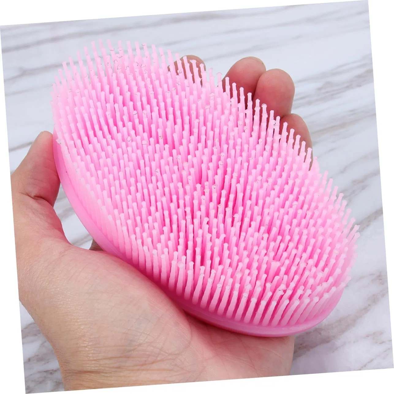 Массажная щетка для ванны, 2 шт, Silicone, 12x7x4 см, WRITWAA — фото 2