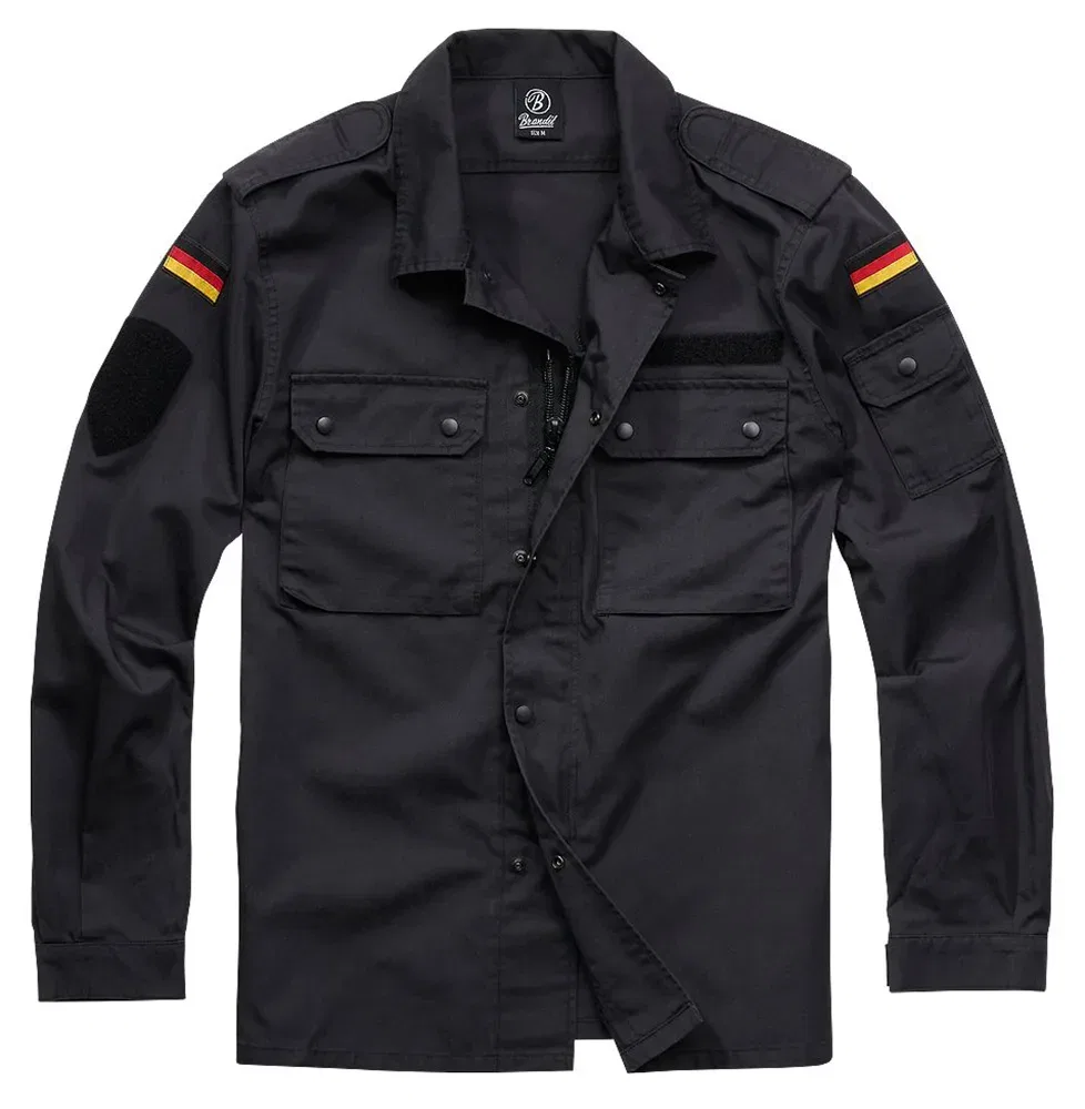 Мужская куртка Bw Field Tunic Brandit, Black — фото 2