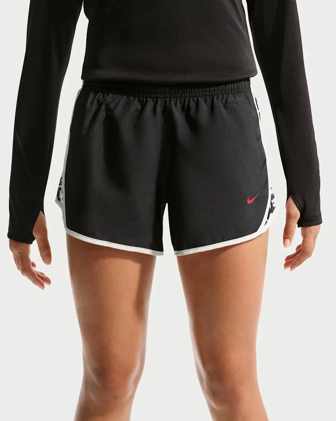 Шорты Dri-FIT для девочек (подростков) Nike Tempo, Black — фото 2