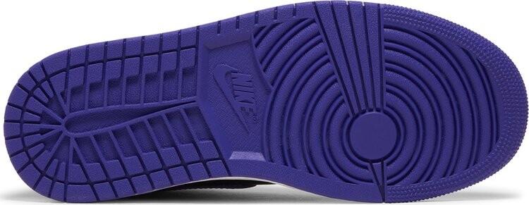 Кроссовки Wmns Air Jordan 1 Mid Dark Concord, фиолетовый — фото 4
