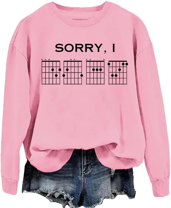 Мужской свитшот с принтом Sorry I DGAF, розовый