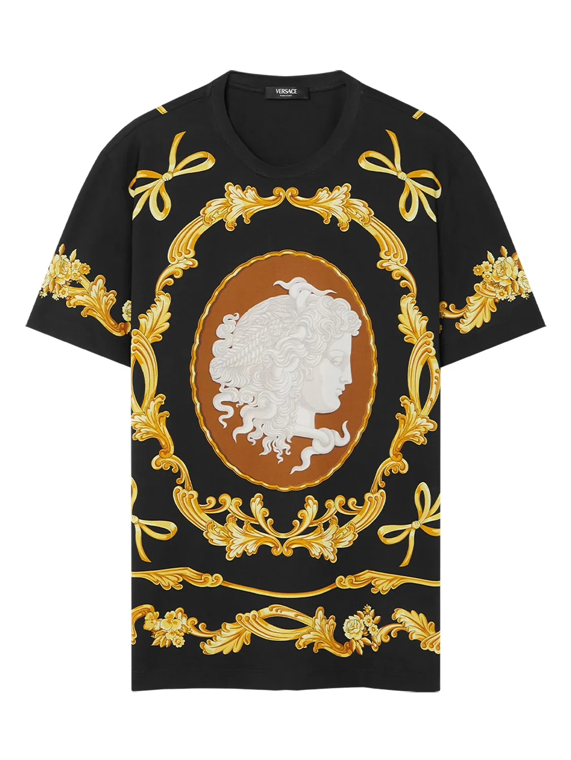 Футболка Medusa Cameo Versace, черный
