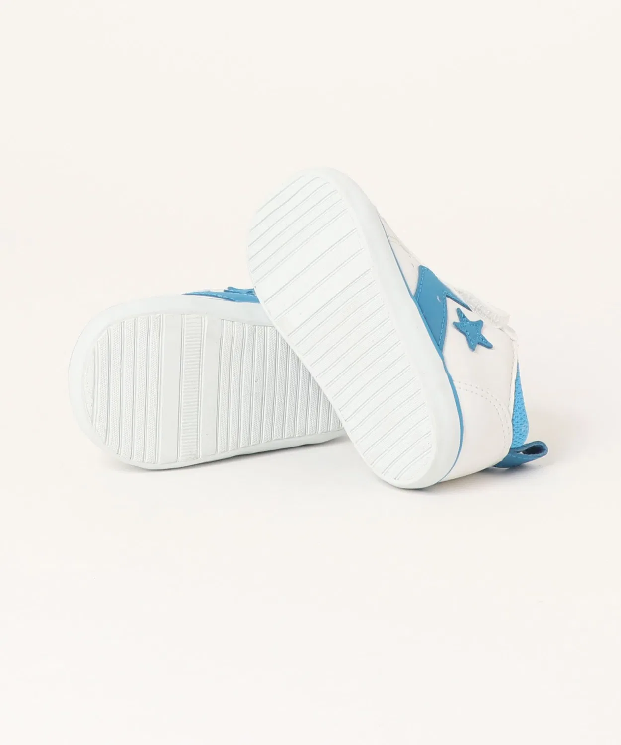 Детские кроссовки с синтетической кожи Mini P-L N CONVERSE, White/Blue — фото 3