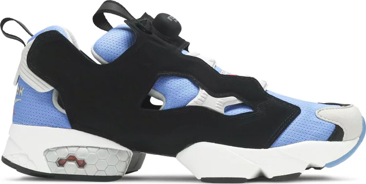 Кроссовки instapump fury og retro 'echo blue' 2019 Reebok, синий - фото