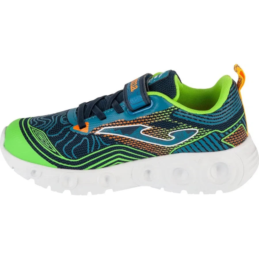 Детские кроссовки с подсветкой Rase Jr 2503 Marino Joma, Темно-синий — фото 2