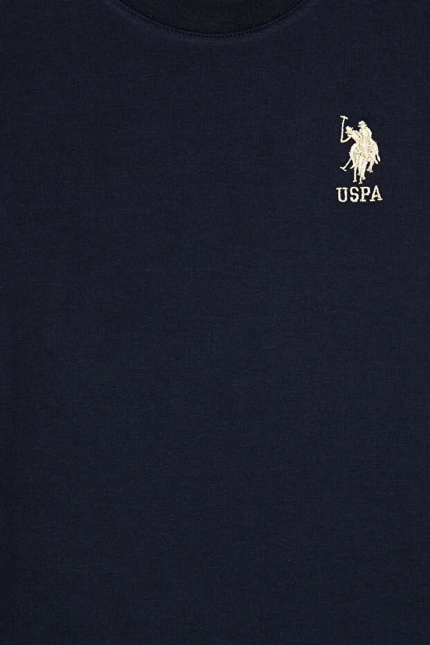 Детское для мальчиков свитшот с длинным рукавом U.S. Polo Assn., Light Navy Blue — фото 3