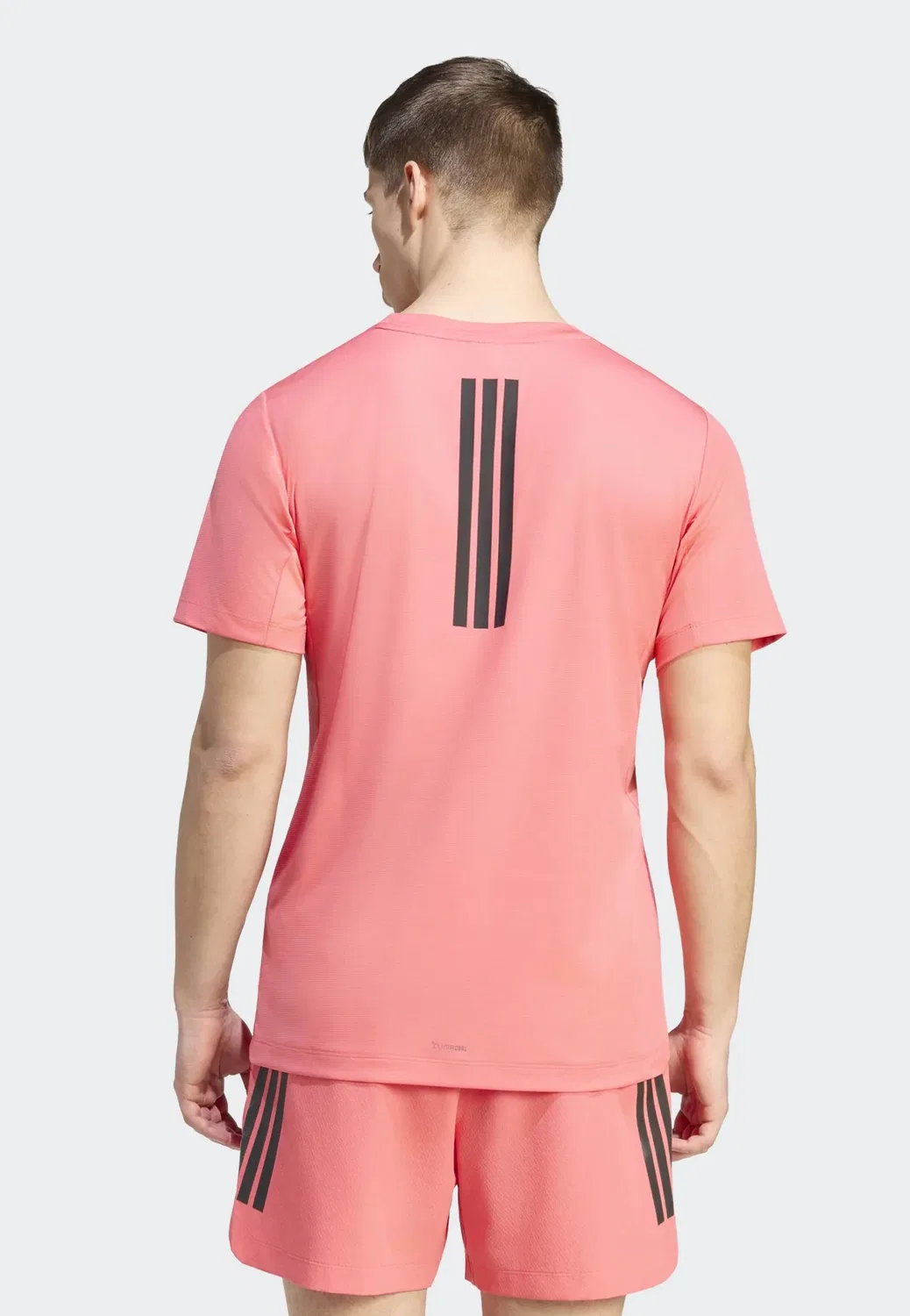 Футболка D4T Primelift с тремя полосками - футболка с принтом Adidas Performance, Pure Turbo — фото 3