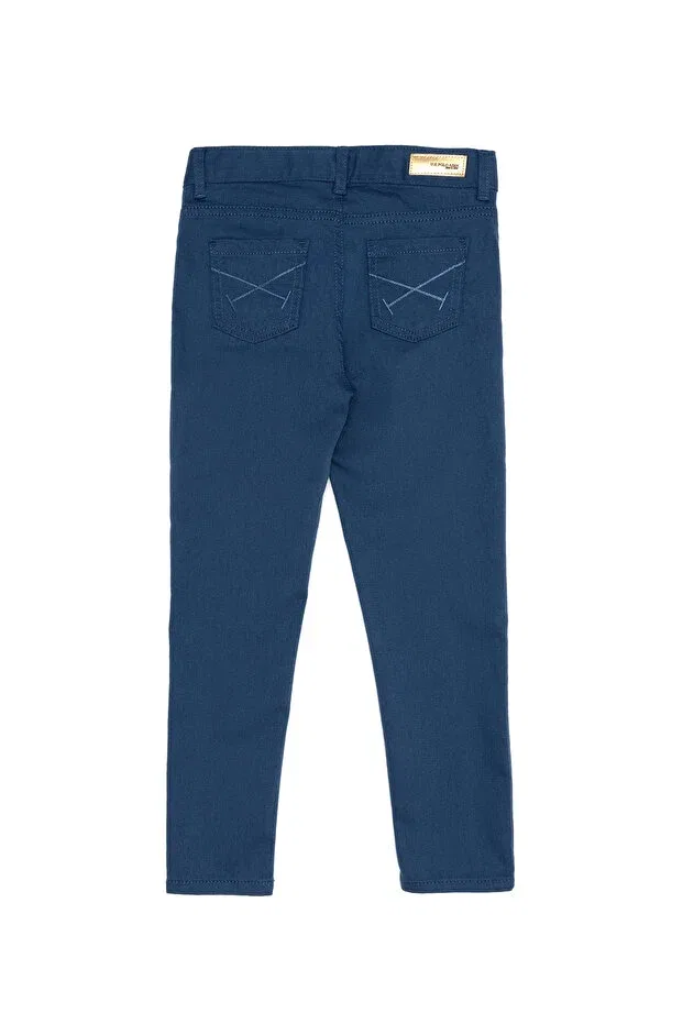 Детские брюки для девочек из ткани с индиго U.S. Polo Assn., Indigo — фото 4