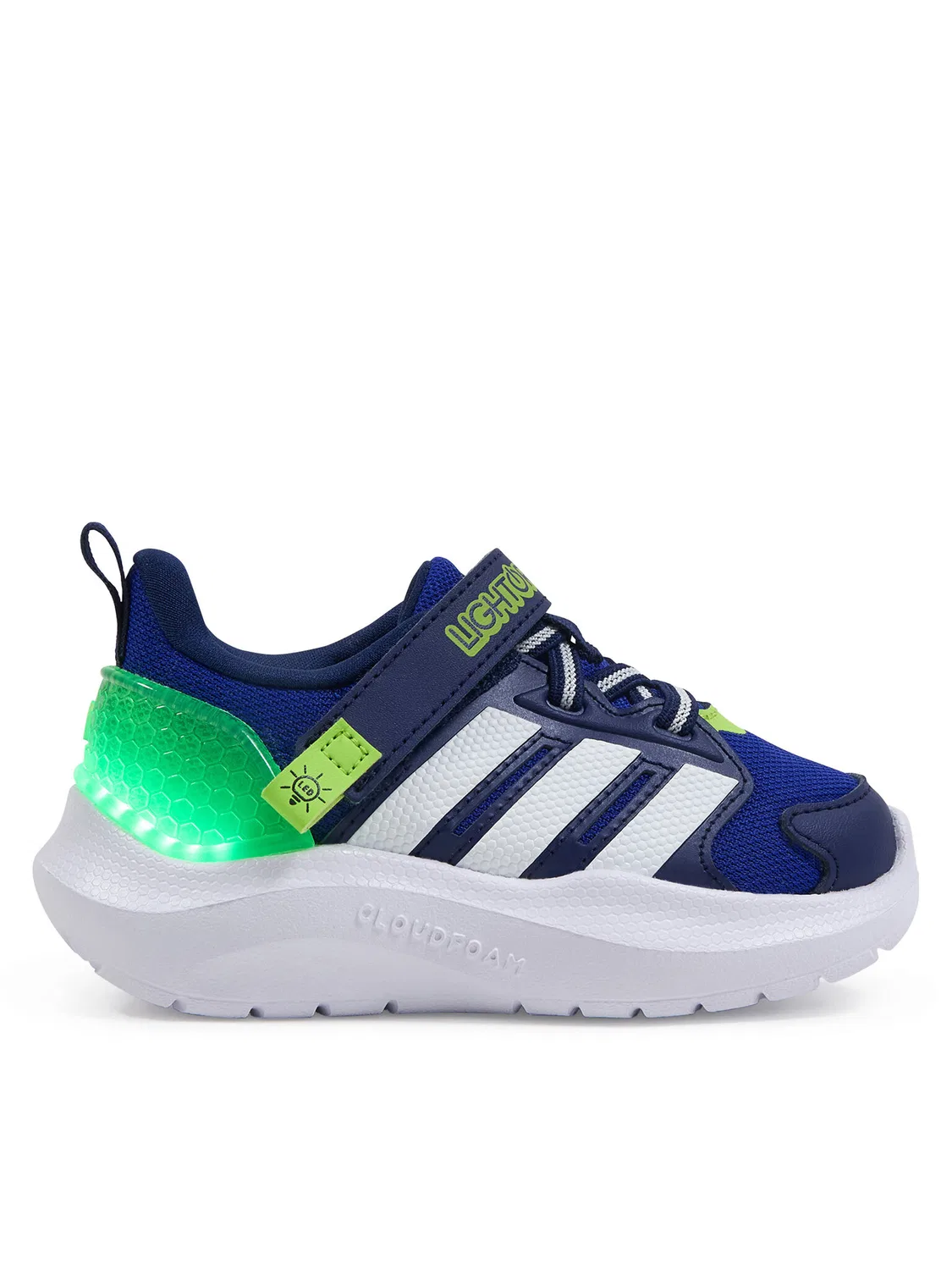 Кроссовки для мальчика Lightorama Adidas, темно-синий — фото 4