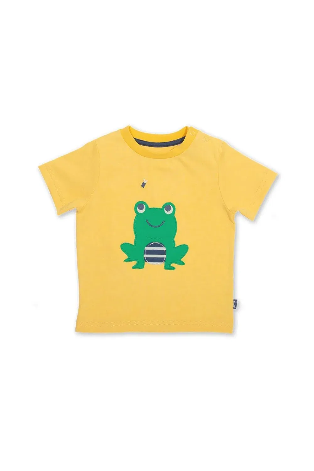 Детская футболка с принтом Froggy Kite, Yellow