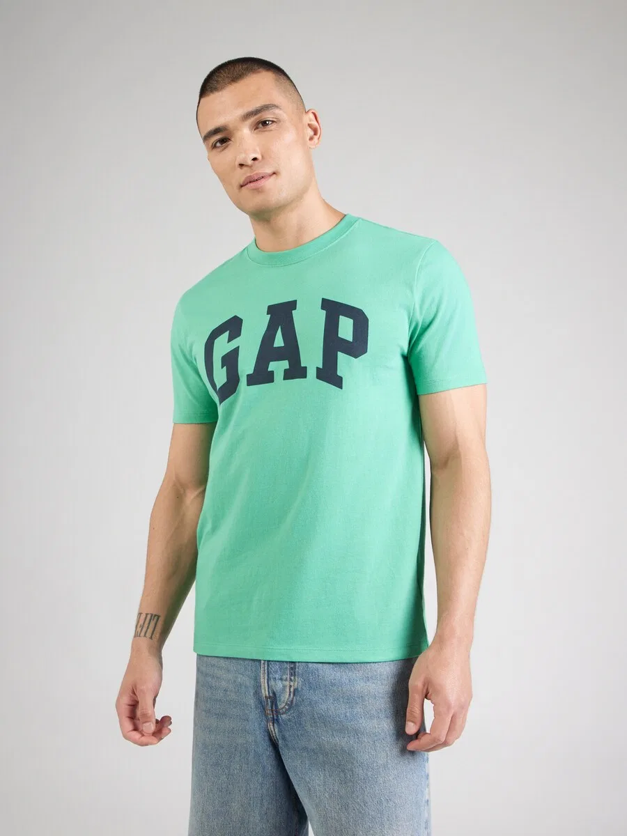 Рубашка GAP 'Everyday' зеленого цвета — фото 2